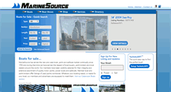 Desktop Screenshot of marinesource.com